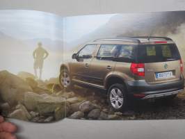 Skoda Yeti 2012 -myyntiesite, ruotsinkielinen / sales brochure