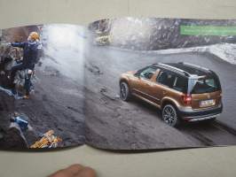 Skoda Yeti 2012 -myyntiesite, ruotsinkielinen / sales brochure