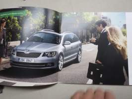 Skoda Superb 2014 -myyntiesite, ruotsinkielinen / sales brochure