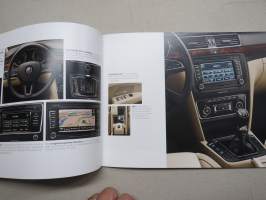 Skoda Superb 2014 -myyntiesite, ruotsinkielinen / sales brochure
