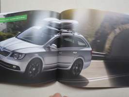 Skoda Superb 2014 -myyntiesite, ruotsinkielinen / sales brochure
