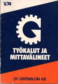 Työkalut ja mittavälineet 3/74