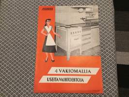 Vanha esite: Strömberg - 4 vakiomallia, useita vaihtoehtoja