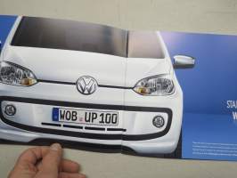 Volkswagen Up 2012 -myyntiesite, englanninkielinen / sales brochure