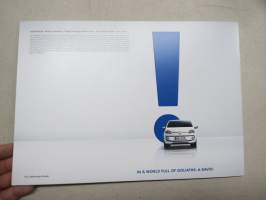 Volkswagen Up 2012 -myyntiesite, englanninkielinen / sales brochure