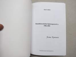 Rannikkotykistön Opistoupseerit ry 1896-2001, sisältää matrikkelin