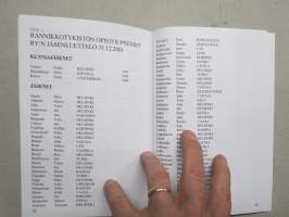 Rannikkotykistön Opistoupseerit ry 1896-2001, sisältää matrikkelin