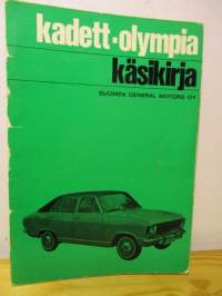 Opel Kadett-Olympia käsikirja 1969