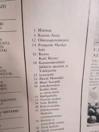 Anna 1971 nr 13, 30.3.1971, Laila Räikkä, RAnskalainen sisustus, Raili Berner, Lotto-tyttö Hilkka Kotamäki, Päiviö Hetemäki, Matti Suurpää, ym.