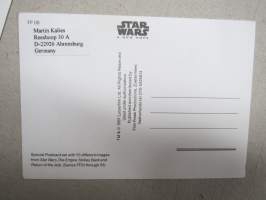 Kenny Baker - R2-D2, 2 kpl kortteja, toisessa omiste ja nimikirjoitus