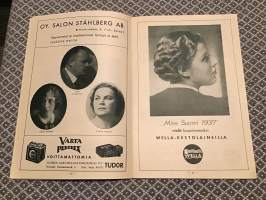 Suomen Kansallisteatterin ohjelma näytäntökautena 1937-1938