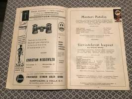 Suomen Kansallisteatterin ohjelma näytäntökautena 1937-1938
