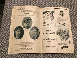 Suomen Kansallisteatterin ohjelma näytäntökautena 1937-1938