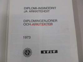 Diplomi-insinöörit ja arkkitehdit 1973 : matrikkeli
