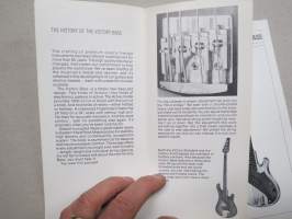 Gibson Victory Bass Series, Artist, Bass - Pre-owners manual -sales brochure / myyntiesite