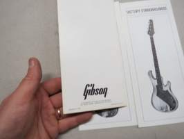 Gibson Victory Bass Series, Artist, Bass - Pre-owners manual -sales brochure / myyntiesite