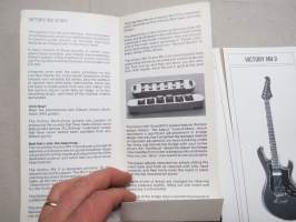 Gibson Victory MV Series - MV-2, MV-10 - Pre-owners manual -sales brochure / myyntiesite