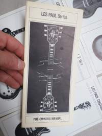 Gibson Les Paul Series - Standard, Deluxe, Pro Deluxe Custom, &quot;Paul&quot; Deluxe&quot;, L.P.XR-1,  - Pre-owners manual -sales brochure