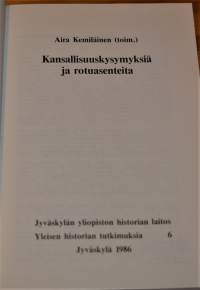 Kansallisuuskysymyksiä ja rotuasenteita