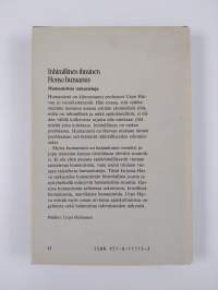 Inhimillinen ihminen Homo humanus : humanistisia tarkasteluja