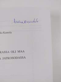 Kun vaarassa oli maa : Heinämaa jatkosodassa (signeerattu)