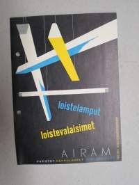 Airam loistelamput, loistevalaisimet -opaskirjanen loistevalisinten hankintaan ja tilaamiseen