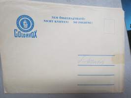 Colorvox -äänilevypostikortti 45 rpm postcard record