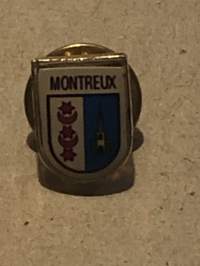 Montreux rintamerkki/pinssi.