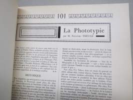 L´imprimeur 1936 - procédés de gravure et d´imression -ranakalainen kirjapainoalan erittäin runsaasti kuvitettu ammattijulkaisu, erilaisia painatekniikoita yms.