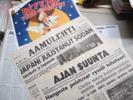 Pearl Harbor - Sodan lehdet, kokoelma alkuperäisiä sanomalehtiä vuosilta 1939-1945 dokumentti 23 -juliste + lehti / lehdet, uustuotantoa