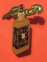 POISON pullo pinssi/rintamerkki.