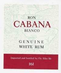 Ron Cabana  nr 161- viinaetiketti