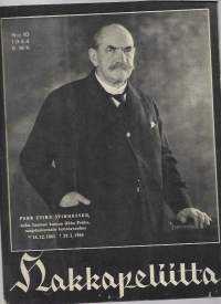 Hakkapeliitta  1944 nr  10 / P E Svinhuvud 1861-1944, ilmasota, pommituslentäjiä, Helsinki suojautuu, tuhottuja koteja ja kulttuuria, 1. korsusauna
