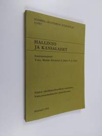Hallinto ja kansalaiset 1980-luvulla : raportti tutkimusseminaarista 28.-29.10.1981