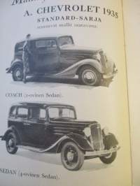 Chevrolet 1935 Käsikirja jälleenmyyjille