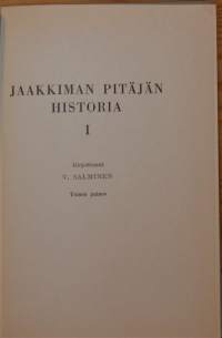 Jaakkiman pitäjän historia 1