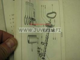 Ford Consul spare parts list owner´s edition 1958 -varaosaluettelo (omistajan versio)