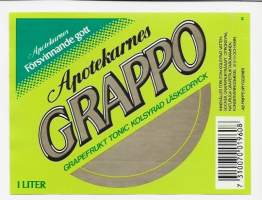 Apotekarens Grappo  -   juomaetiketti