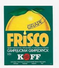 Frisco Grape  -   juomaetiketti