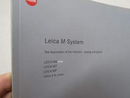 Leica M cameras M-System - M8, M7, MP, Leica á la carte -brochure