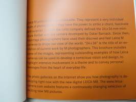 Leica M cameras M-System - M8, M7, MP, Leica á la carte -brochure