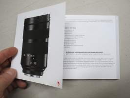 Leica Vario-Elmarit-SL 1:2.8-4/24-90 ASPH Anleitung / Instructions...