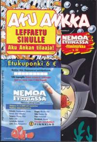 Aku Ankka 2003 N:o 48 (26.11.2003). Don Rosa - Olla kuin ei olisikaan. Filminurkassa Nemoa etsimässä.