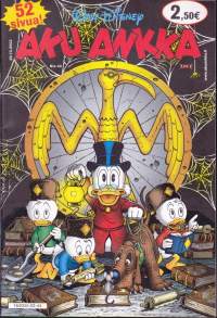 Aku Ankka 2003 N:o 44 (29.10.2003). Don Rosa - Kadonneen kirjaston vartijat (pitkä tarina), Carl Barks - Suihkukonenoita