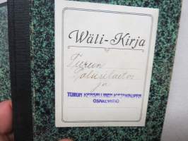 Wäli-Kirja (vastakirja) Turun Poliisilaitos ja Turun Kansallinen Kirjakauppa Oy