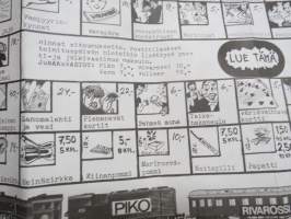 Pilailu-Puoti - Koko kansan ilo talo -pilailuvälineiden ja naamareiden luettelo