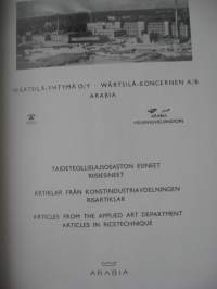 Arabia - Taideteollisuusosaston esineet - Riisiesineet