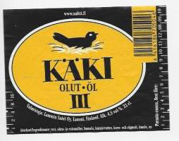 Käki olut III  - olutetiketti