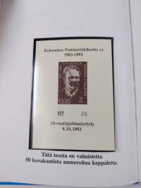 Kokemäen postimerkkikerho ry:n 10-vuotisjuhlakirja (numeroitu)