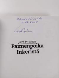Paimenpoika Inkeristä (tekijän omiste, signeerattu)